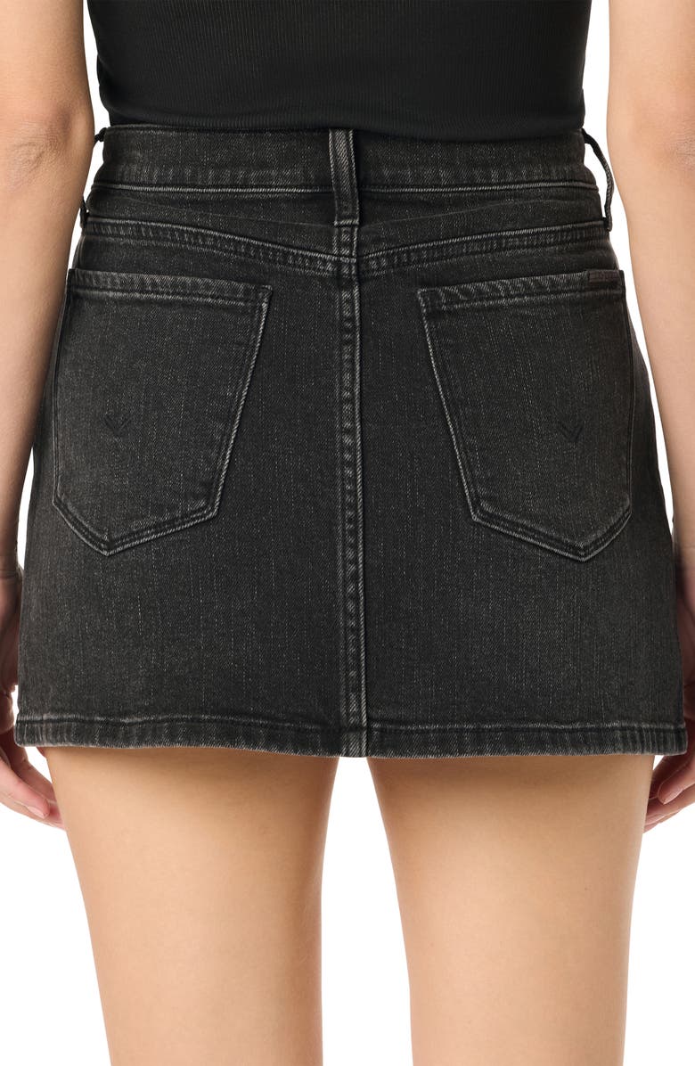 Hudson Jeans Denim Miniskirt, Alternate, color, 
