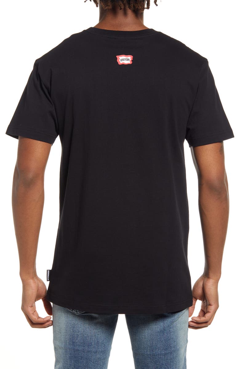 ICECREAM Men's Metallic Graphic Tee, Alternate, color, 