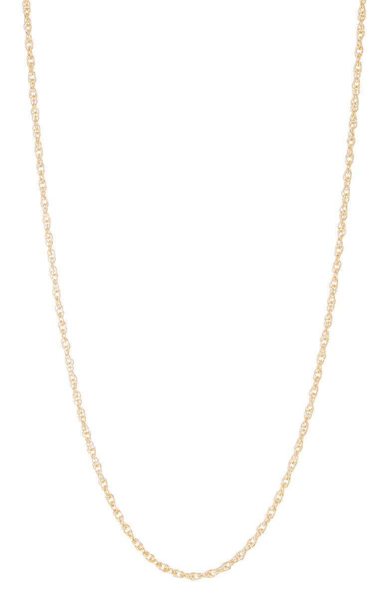 FUZION CREATIONS Rope Chain Necklace, Main, color, Yellow