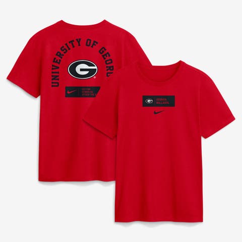 Men's Nike Red Georgia Bulldogs Primetime Crew T-Shirt