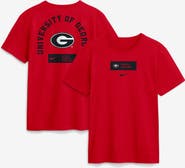 Nike Men's Nike Red Georgia Bulldogs Primetime Crew T-Shirt