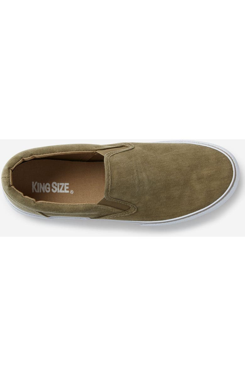 KingSize Canvas Slip-On Shoes, Alternate, color, Black