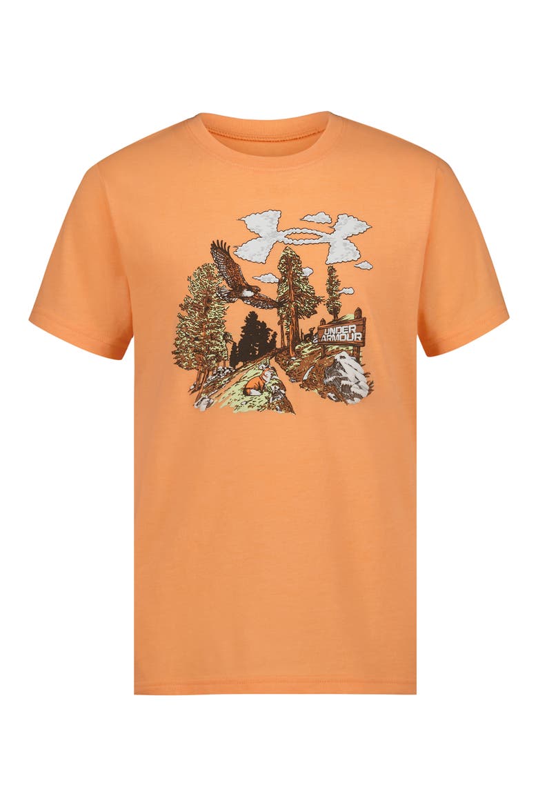 Kids' Scenic Trail Graphic T-Shirt, Main, color, ORANGE HEATHER