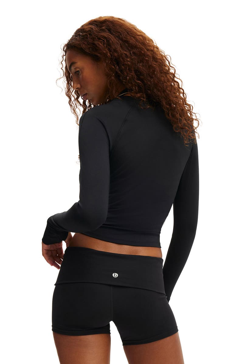 COTTON ON BODY Women's Active Workout Longsleeve, Alternate, color, Black