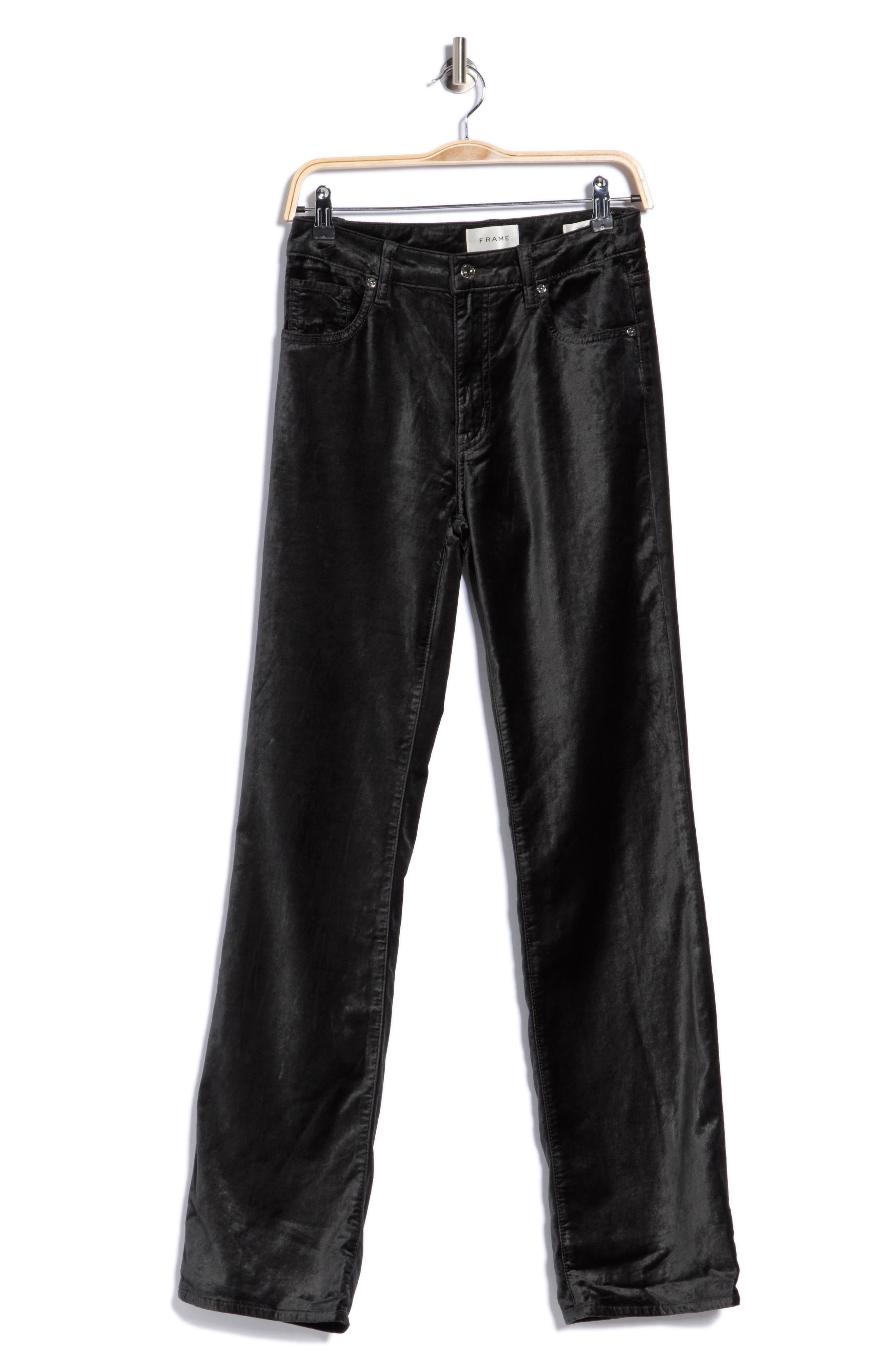 High Waist Bootcut Velvet Jeans