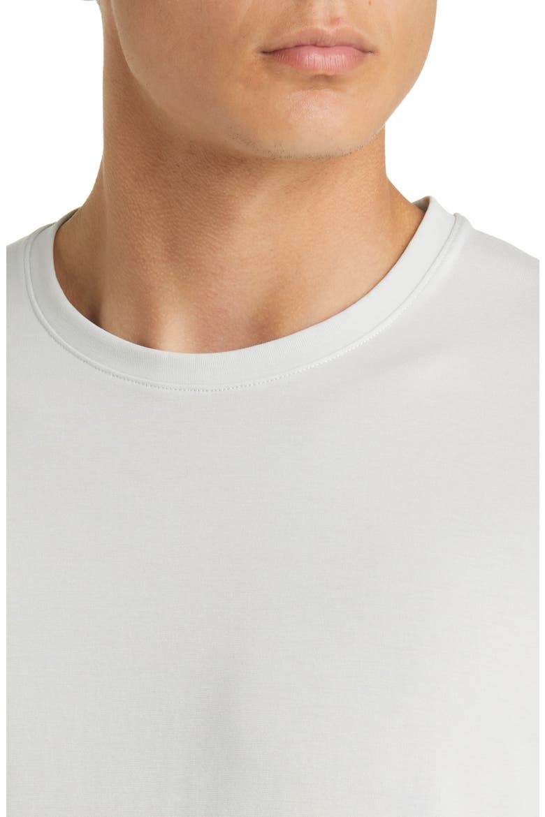 Cool Cotton Crewneck Undershirt, Alternate, color, OYSTER MUSHROOM