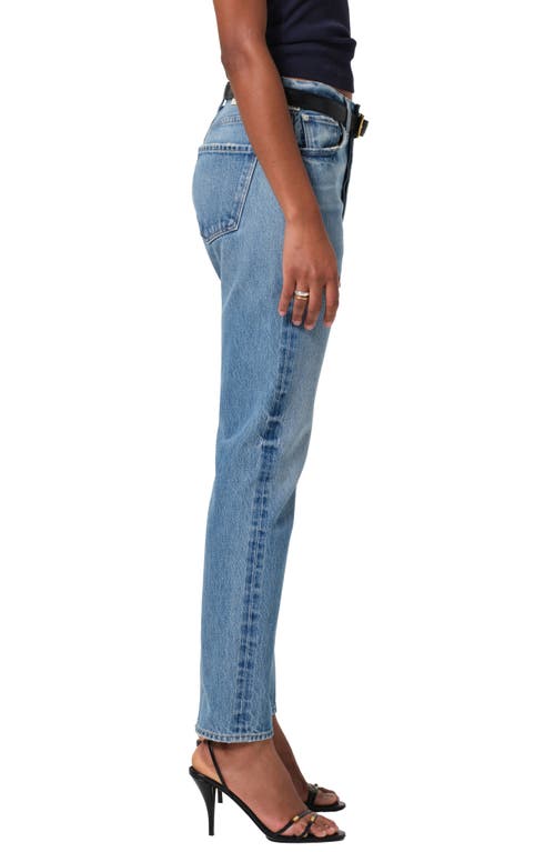 Shop Citizens Of Humanity Blaine High Waist Ankle Straight Leg Jeans In Perri