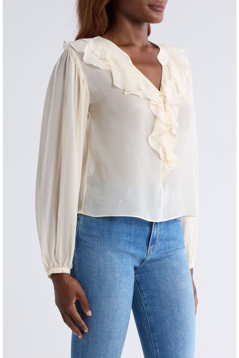 Gemelli Silk Top, Alternate, color, OYSTER WHITE