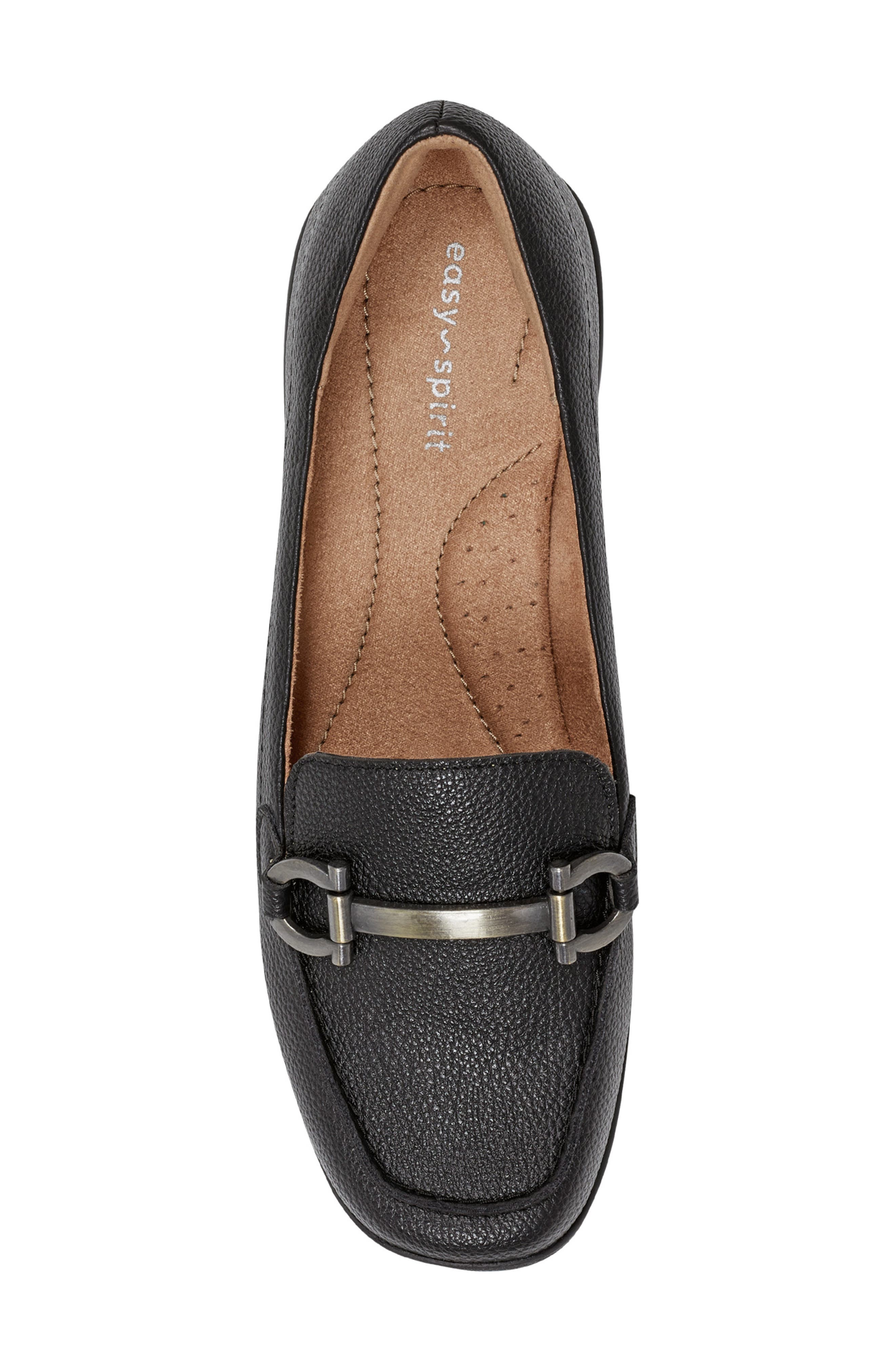 Easy Spirit Andra Bit Loafer, Alternate, color, Black/Black