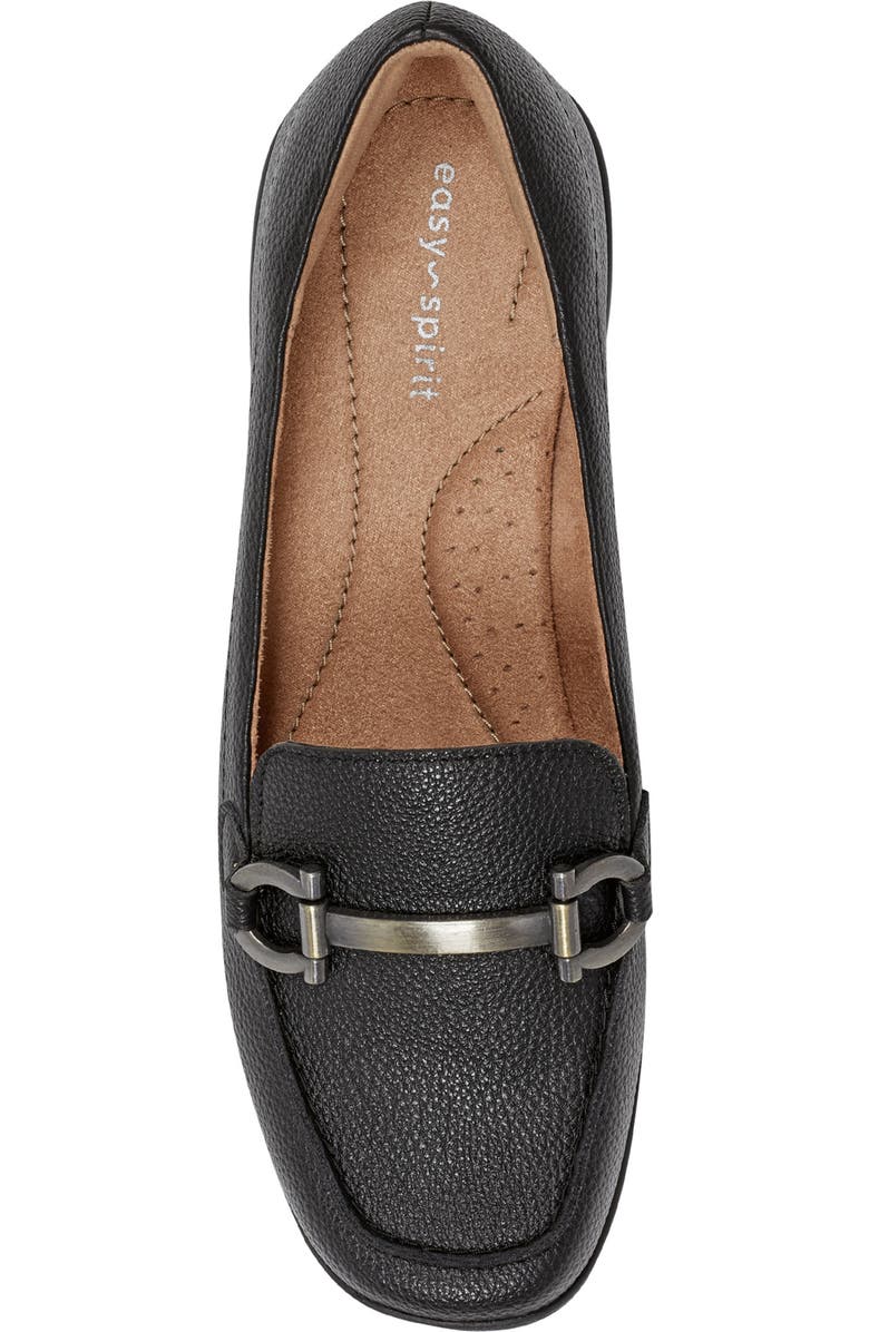 Easy Spirit Andra Bit Loafer, Alternate, color, Black/Black