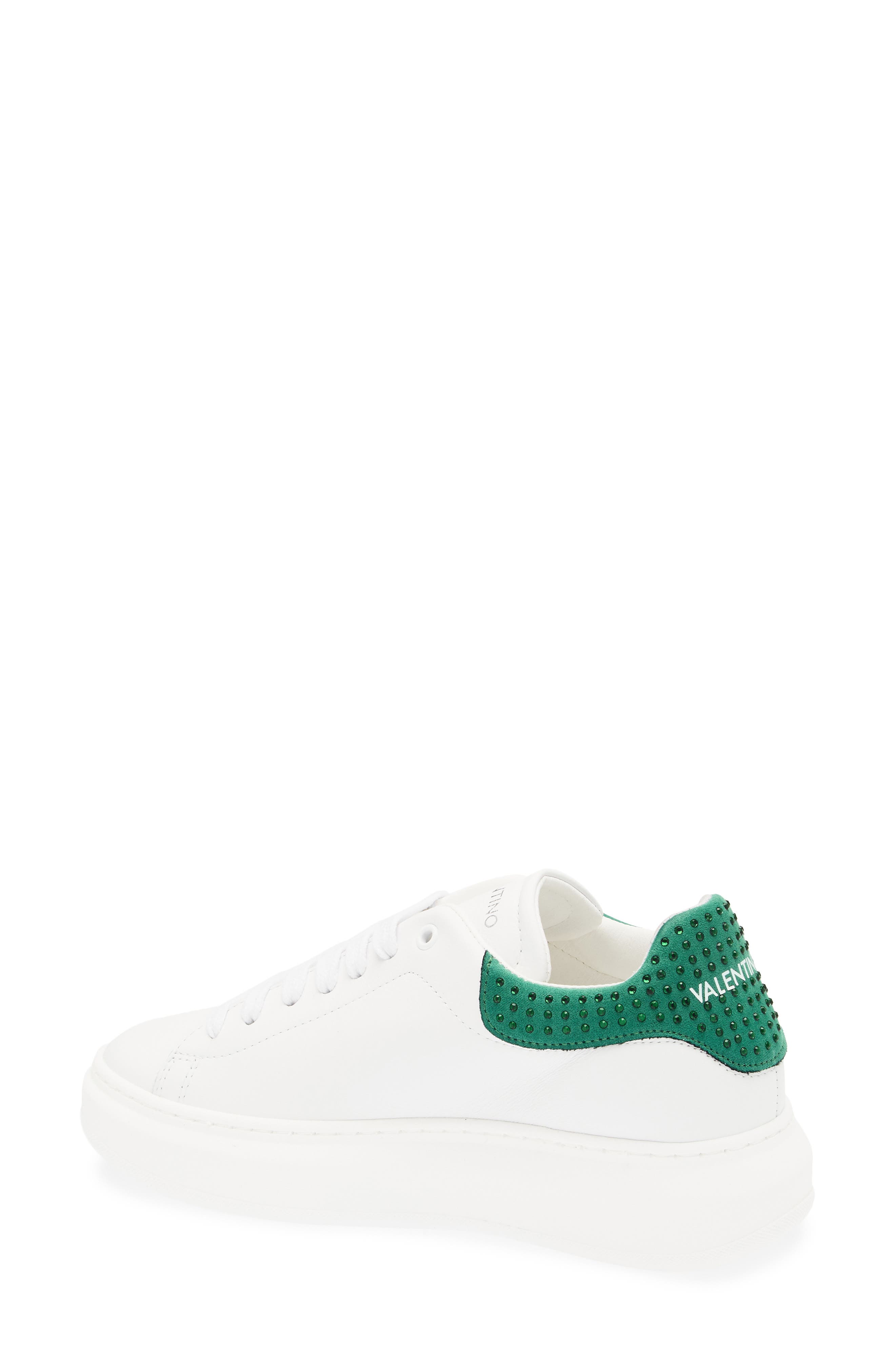 VALENTINO BY MARIO VALENTINO Fresia Sparkling Sneaker, Alternate, color, White Green