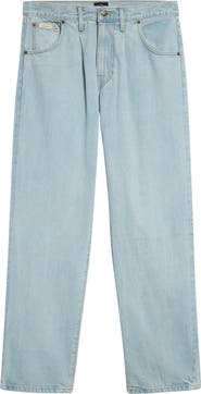 Noah Clothing Pleated Denim Jeans Light Wash – Black Sheep