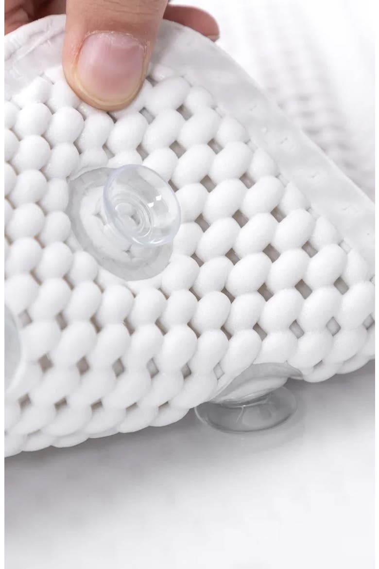 Nonskid Double Foam Bath Mat, Alternate, color, WHITE