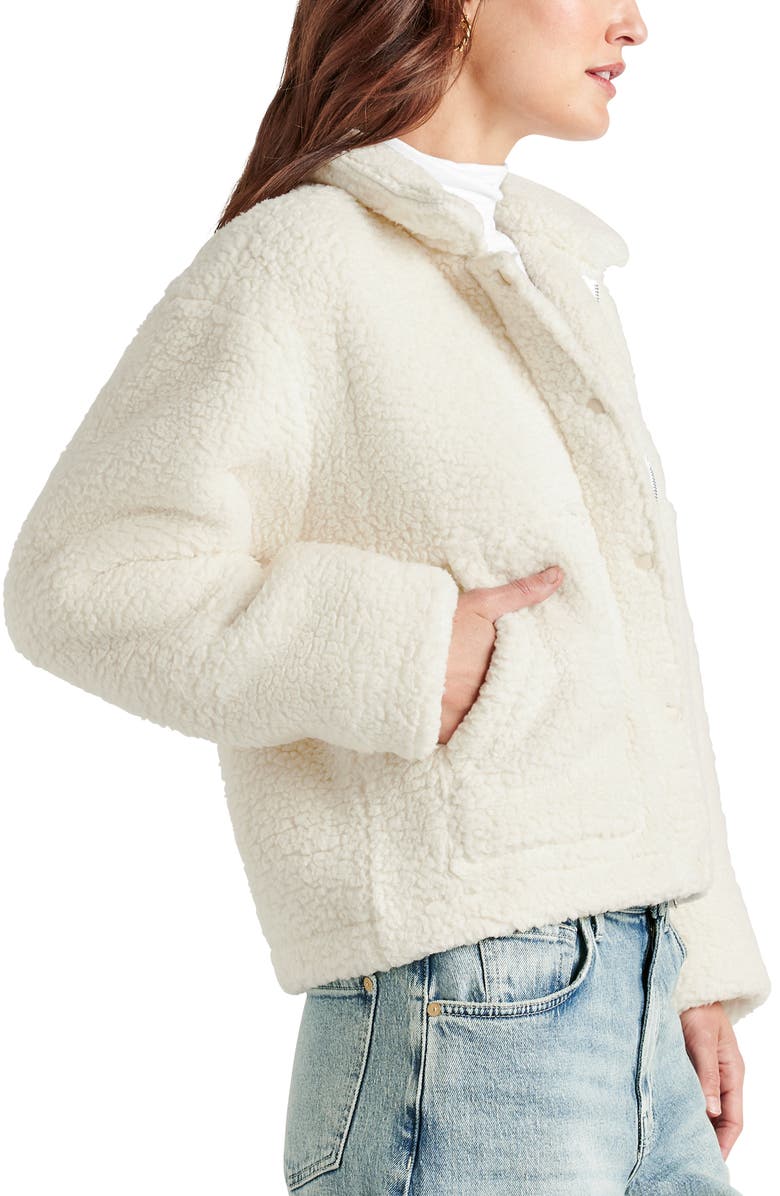 Splendid Tina Fleece Jacket, Alternate, color, Pale Oak