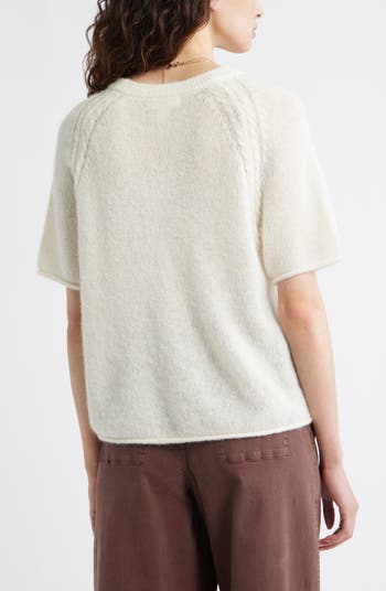Relaxed Short Sleeve Sweater