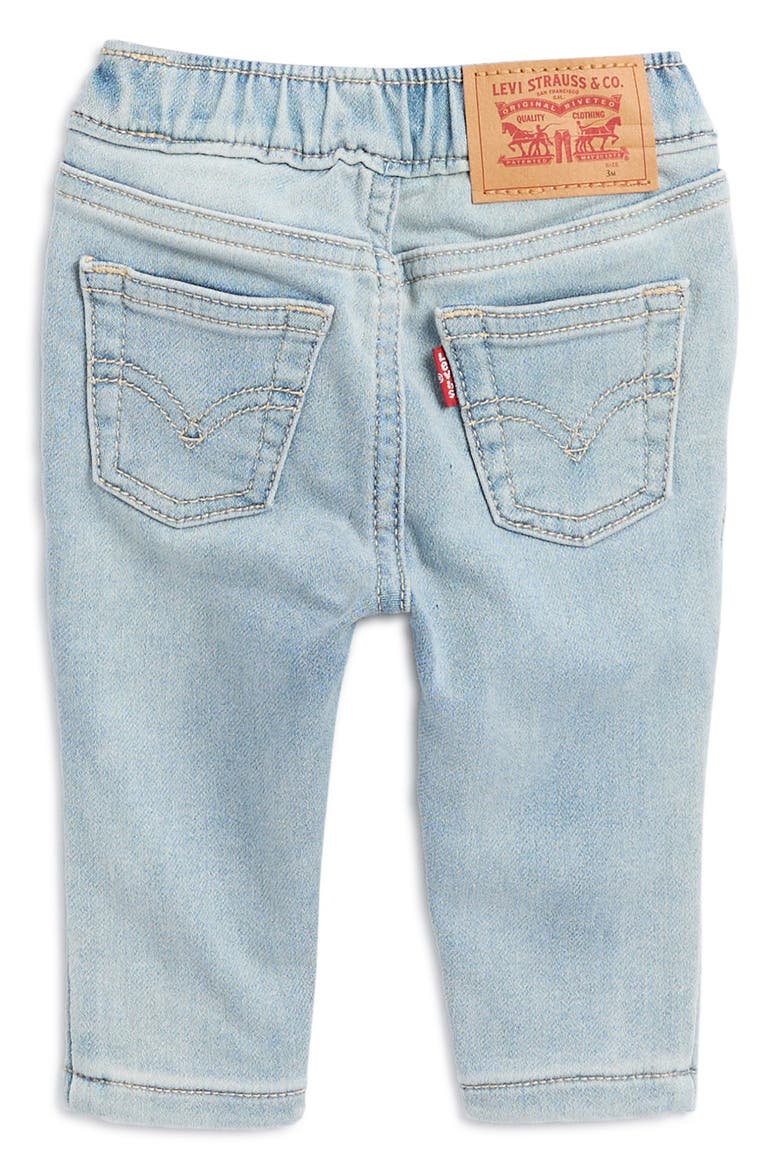 Skinny Taper Pull-On Jeans, Alternate, color, BAUHAUS BLUES