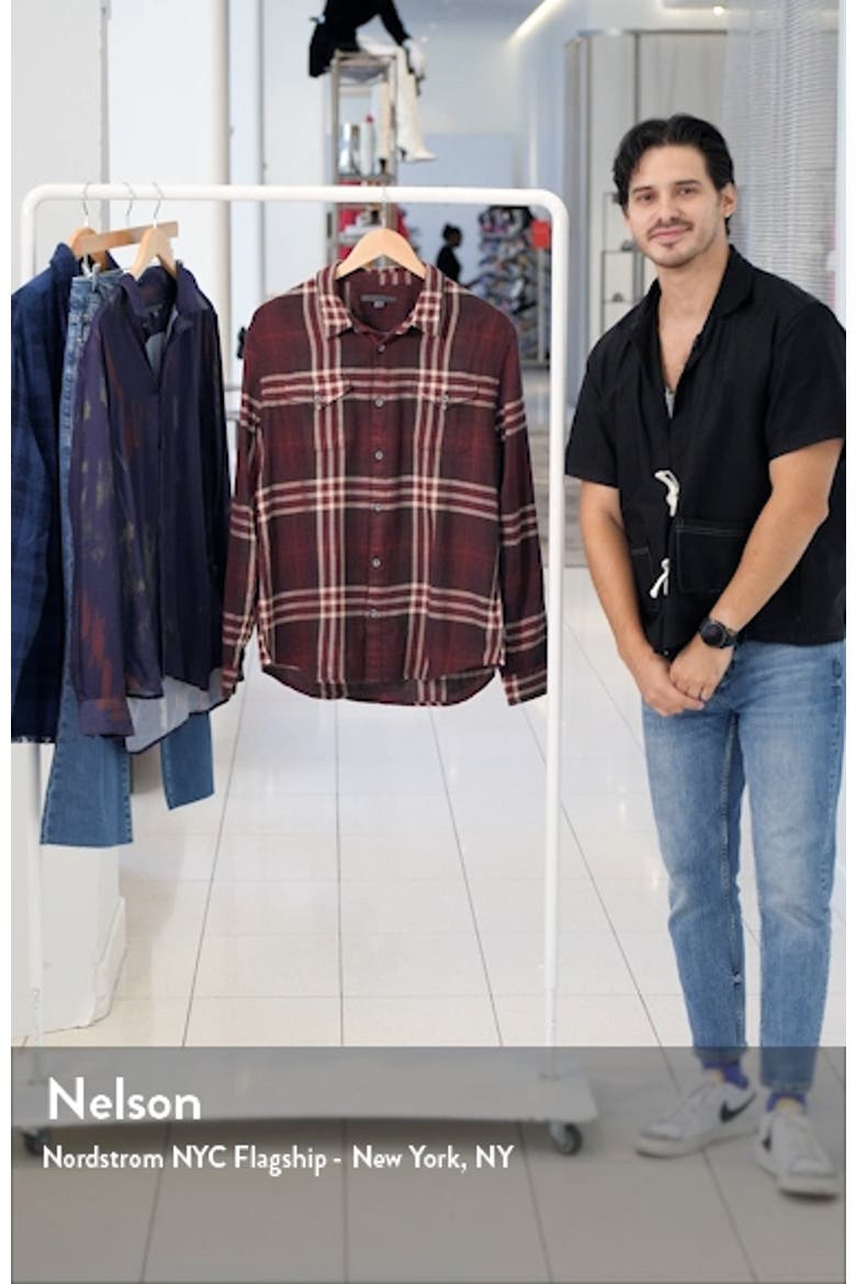 Dale Plaid Button-Up Shirt video