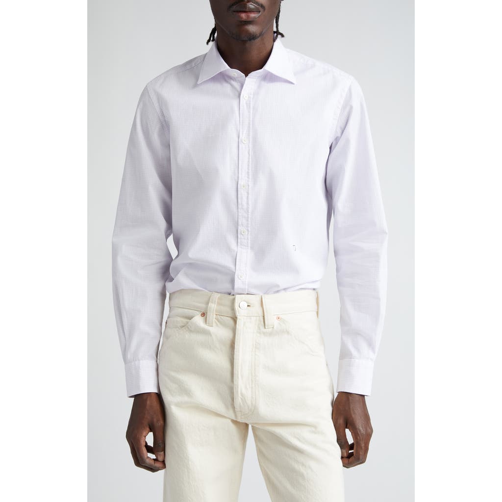 Massimo Alba Genova Regular Fit Cotton Button-Up Shirt in Lilla  product