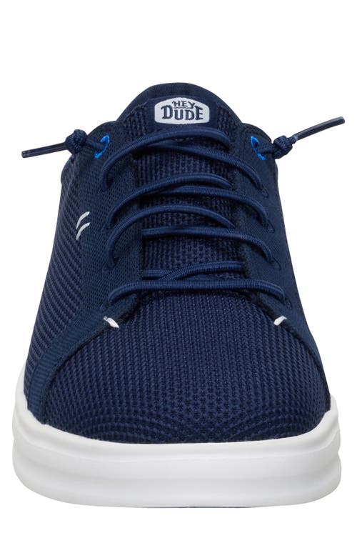 Hey Dude Paul Pro Low Top Slip-on Sneaker In Blue