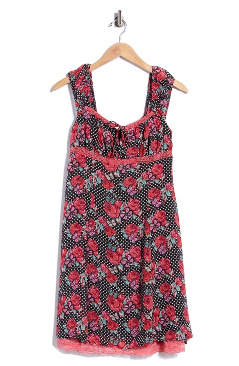 Emma Lace Trim Minidress