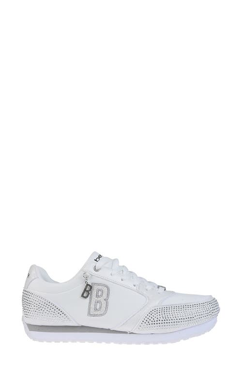 Bebe Embellished Varsity Low Top Sneaker