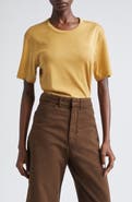 Lemaire Cotton Jersey Rib T-Shirt