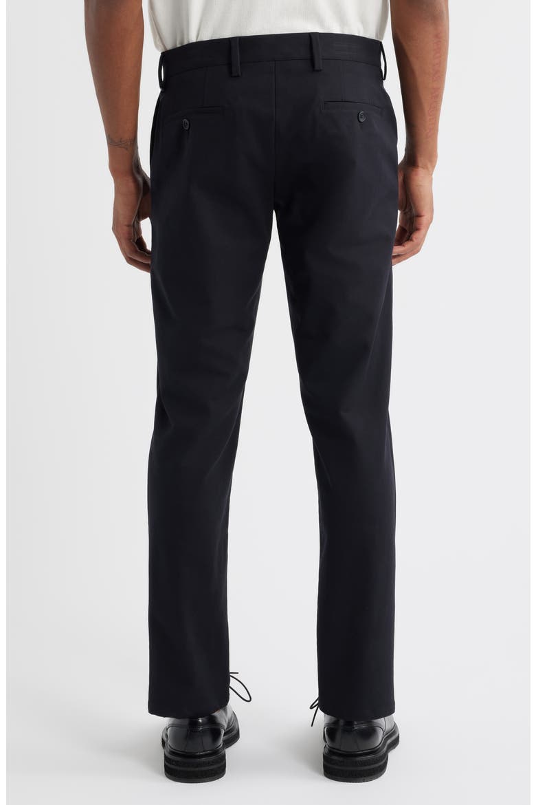 Slim Fit Stretch Cotton Chinos, Alternate, color, BLACK