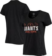 '47 Women's '47 Black San Francisco Giants Spring Training Floral Fill Club T-Shirt