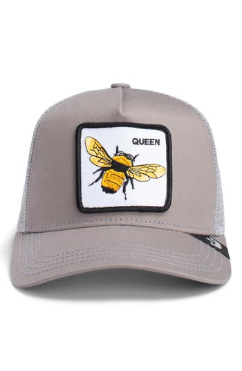 Goorin Bros . The Queen Of Bees Snapback Trucker Hat In Gray