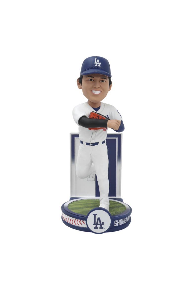 Shohei Ohtani (LA Dodgers) (White Jersey Pitching) Banner Series MLB Bobblehead, Main, color, Multi-Color