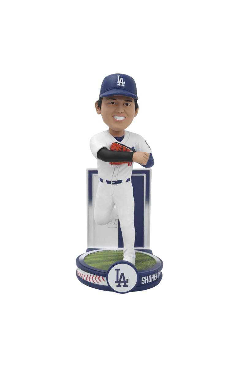 FOCO Shohei Ohtani (LA Dodgers) (White Jersey Pitching) Banner Series MLB Bobblehead, Main, color, Multi-Color