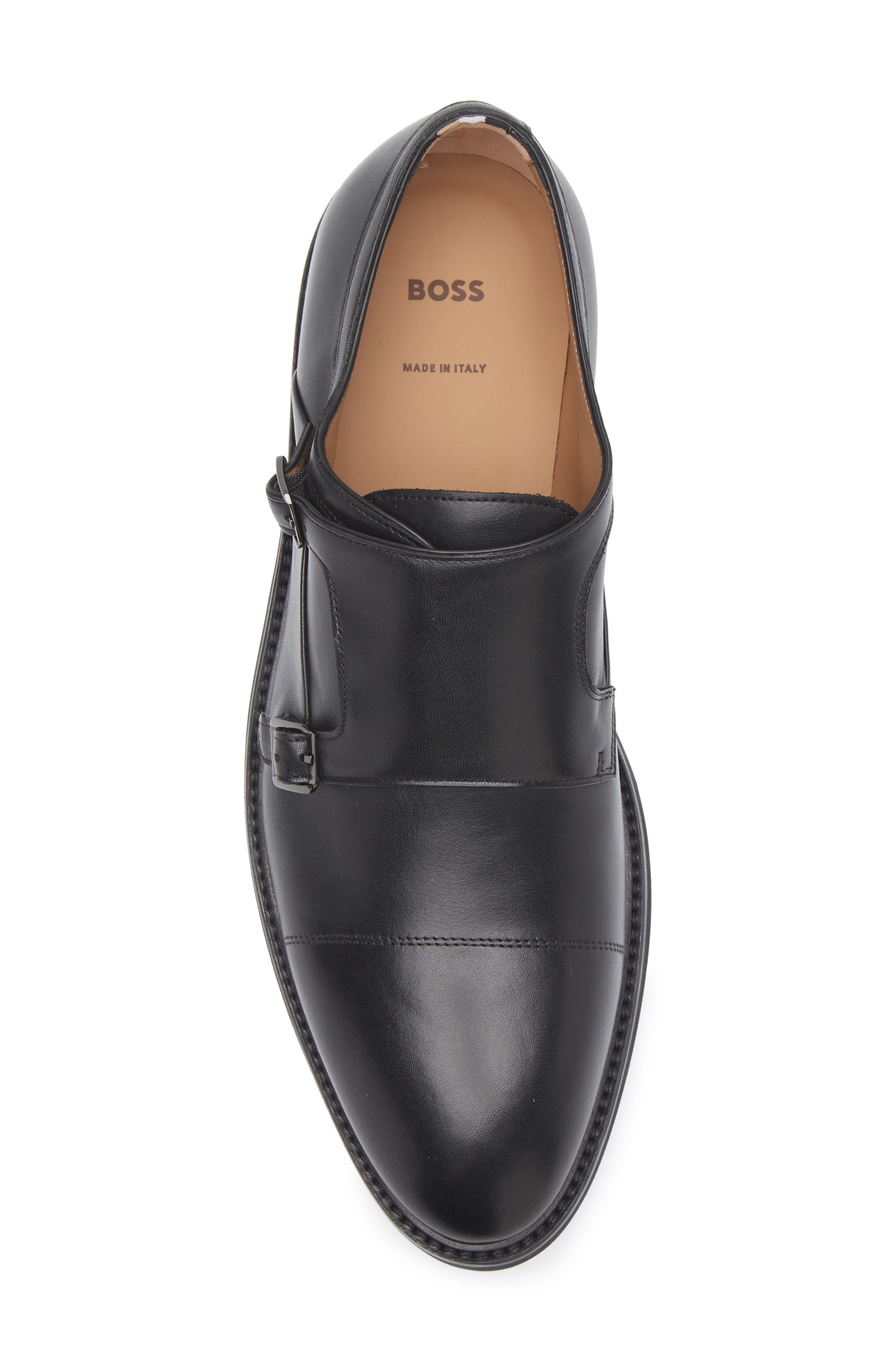 BOSS Jerrard Double Monk Strap Shoe, Alternate, color, 