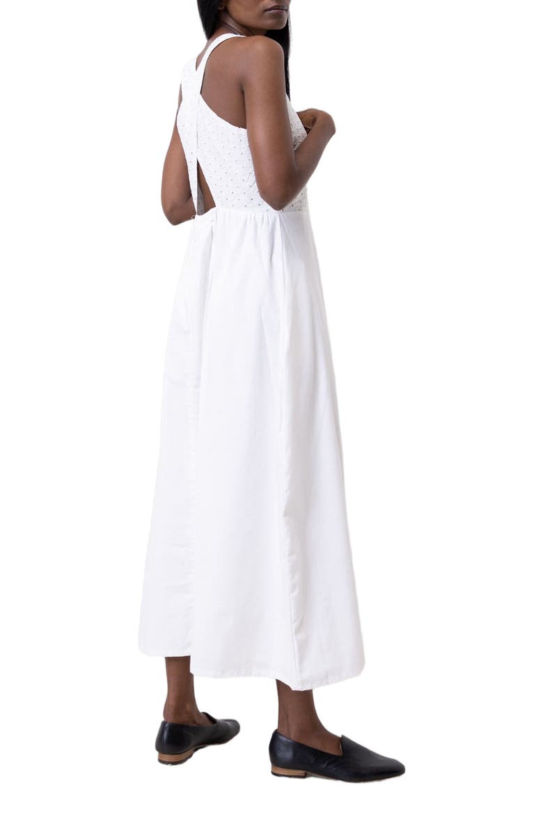 Cross-back Midi Dress, Alternate, color, Solid