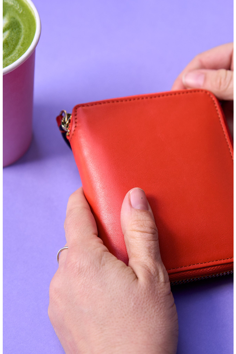 Joy Zip Around Wallet, Alternate, color, Orange