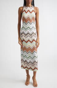 Missoni Zigzag Knit Midi Dress