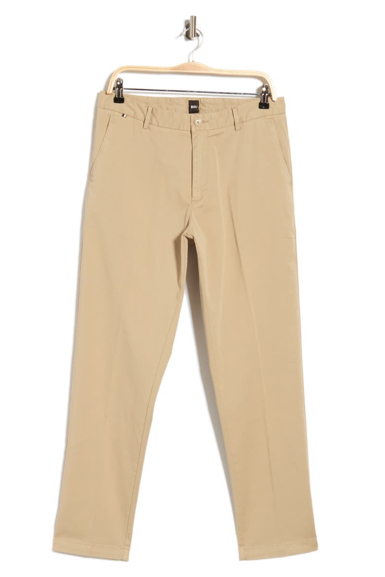 Kane Flat Front Straight Leg Pants, Main, color, LIGHT BEIGE