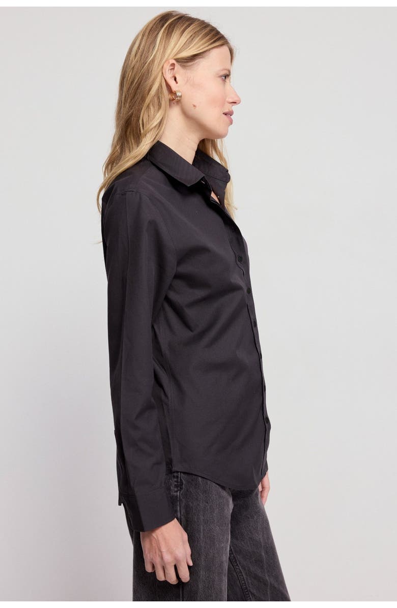 The Shirt by Rochelle Behrens The Jet Set Icon Shirt, Alternate, color, Black/Black