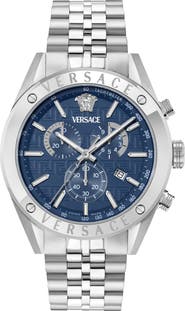 Versace Athletic Chronograph Bracelet Watch, 44mm