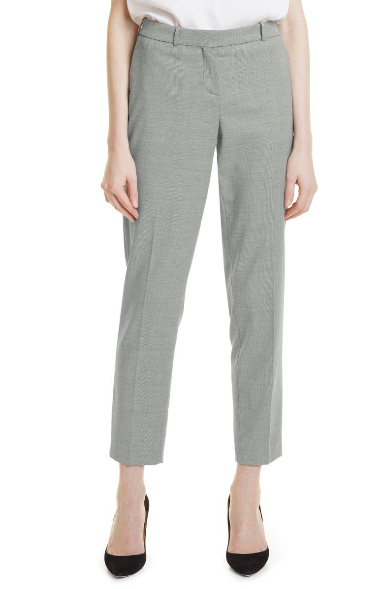 BOSS Tiluna Wool Blend Pants, Main, color, 