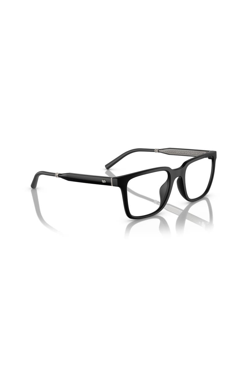 Oliver Peoples 52mm Rectangle optical glasses, Alternate, color, Black