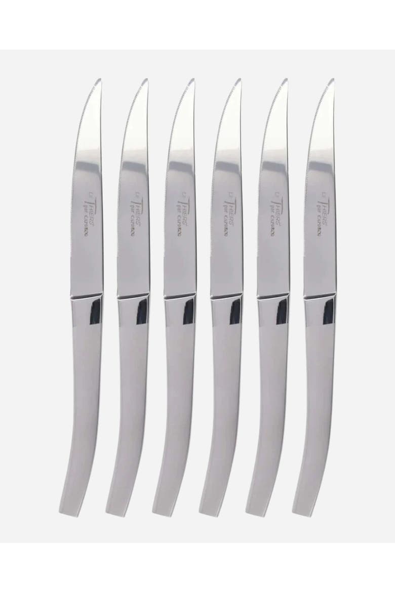 Le Thiers - Box of 6 Steak Knives, Main, color, Matte Handle