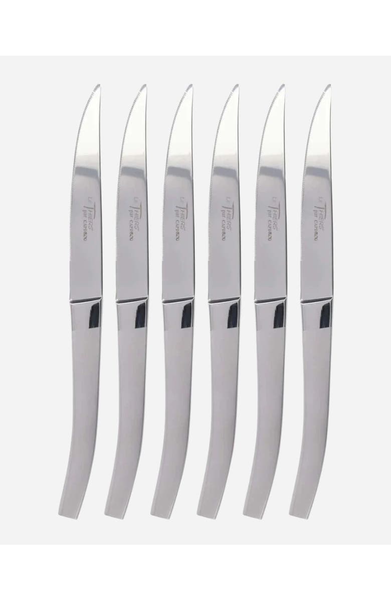 CAPDECO Le Thiers - Box of 6 Steak Knives, Main, color, Matte Handle