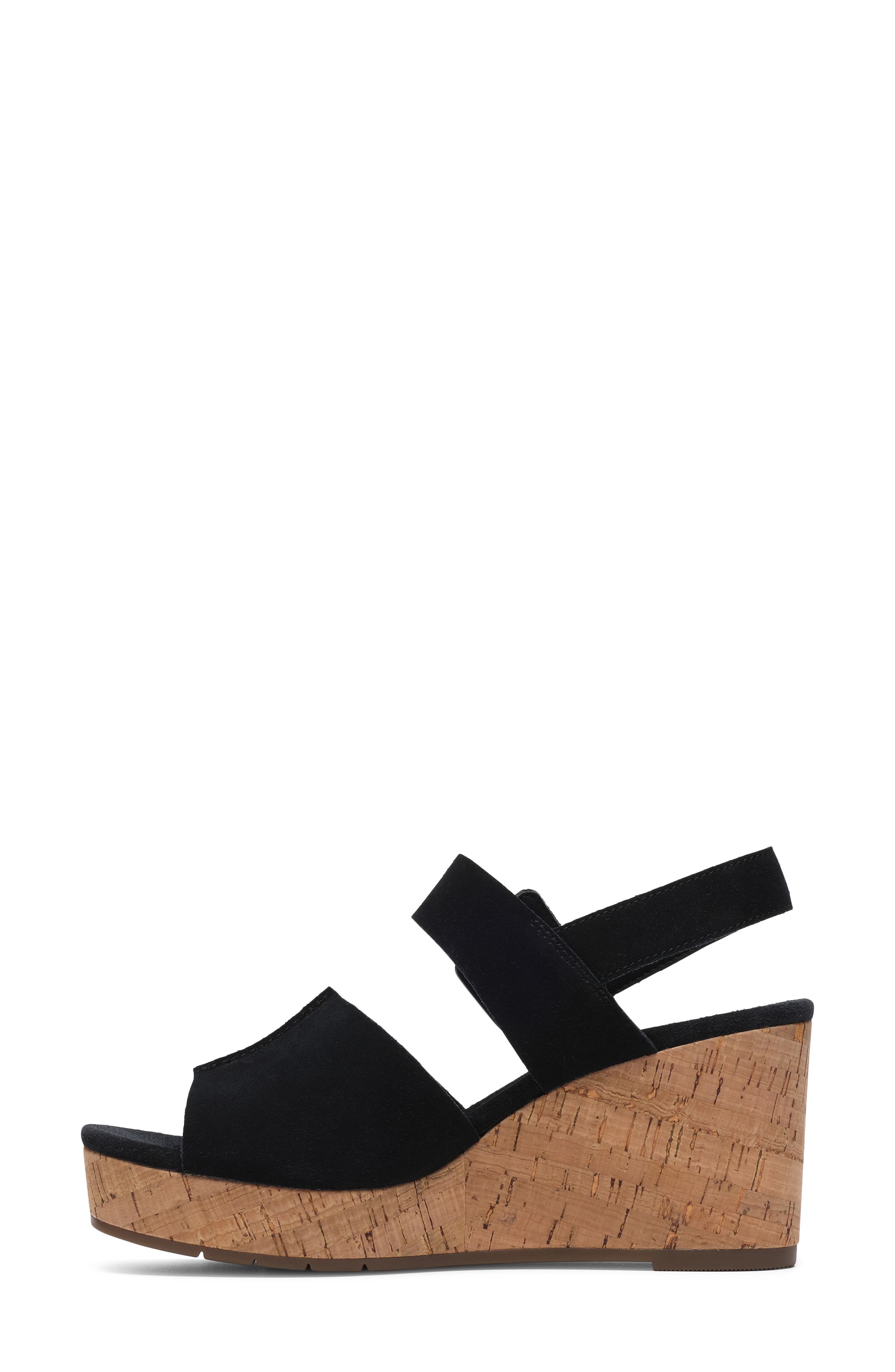 Clarks<sup>®</sup> Sabina Dream Platform Wedge Sandal, Alternate, color, 