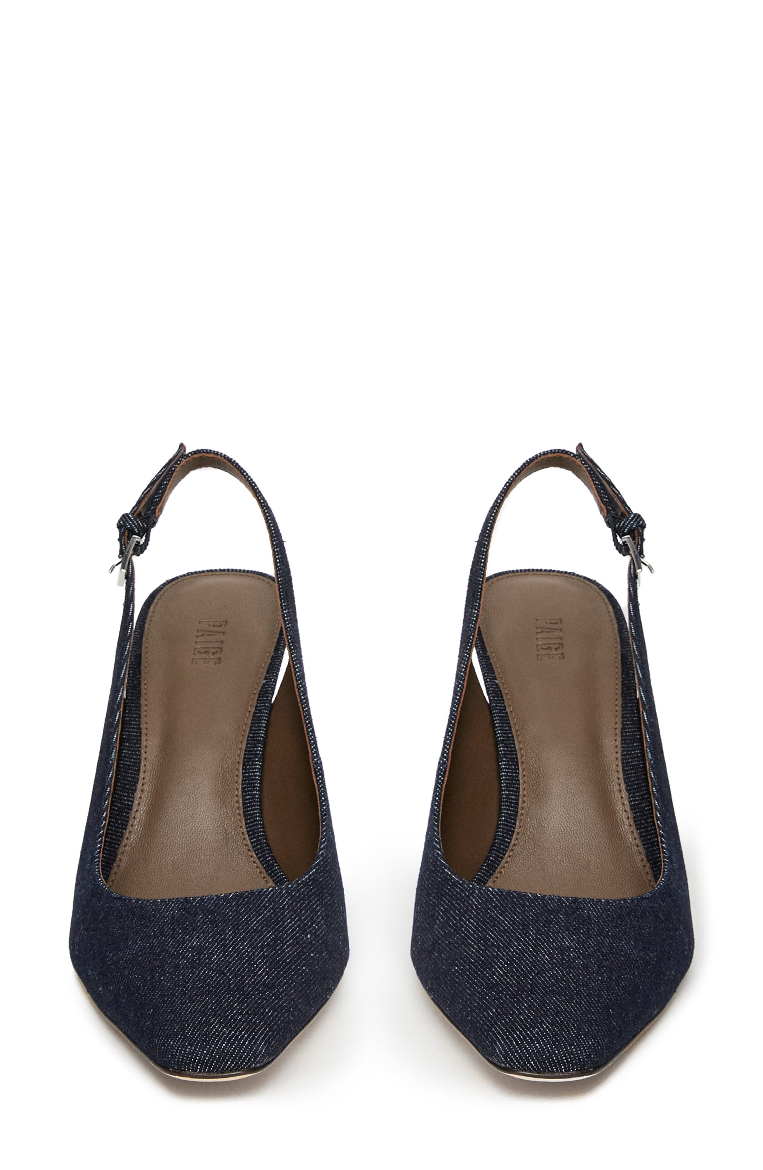 PAIGE Kaela Slingback Pump, Alternate, color, Dk Indigo