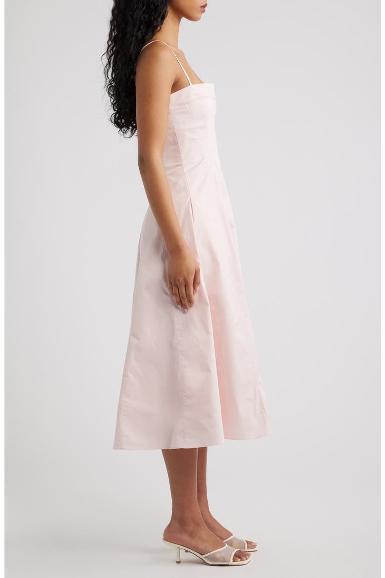 Dolly Seamed Midi Sundress, Alternate, color, PINK