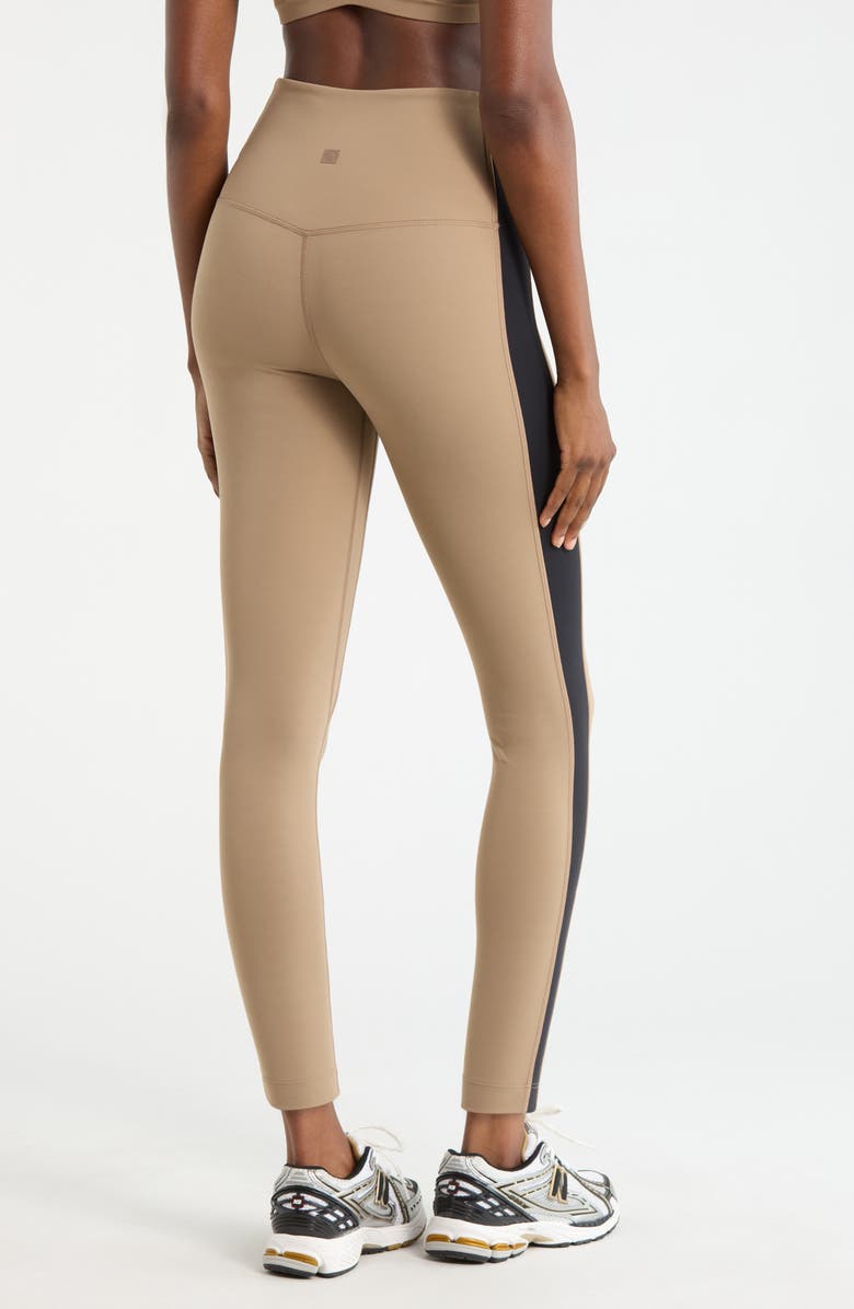 MPG Sculpt Colorblock Leggings, Alternate, color, Caribou/ Black
