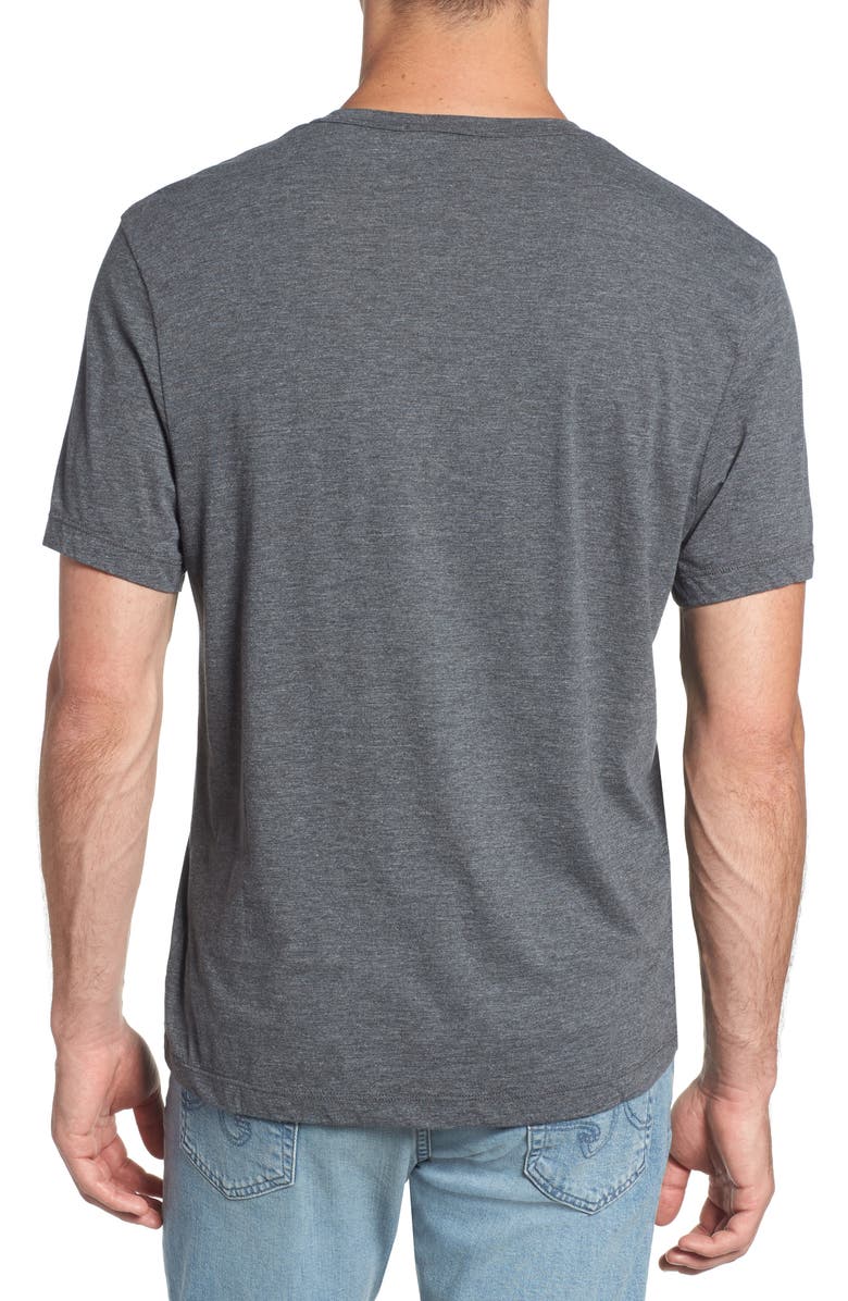 James Perse Cotton Blend Short Sleeve Henley, Alternate, color,