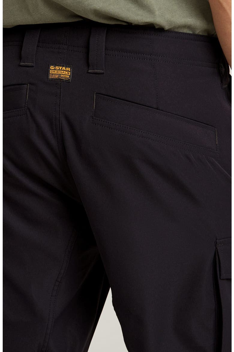Core Regular Stretch Cotton Cargo Pants, Alternate, color, DARK BLACK