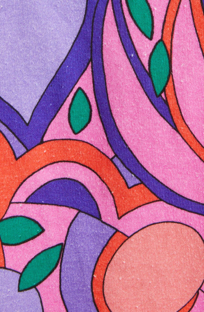 Isabel Marant Zinalia Abstract Print Cotton Crop Top, Alternate, color, 