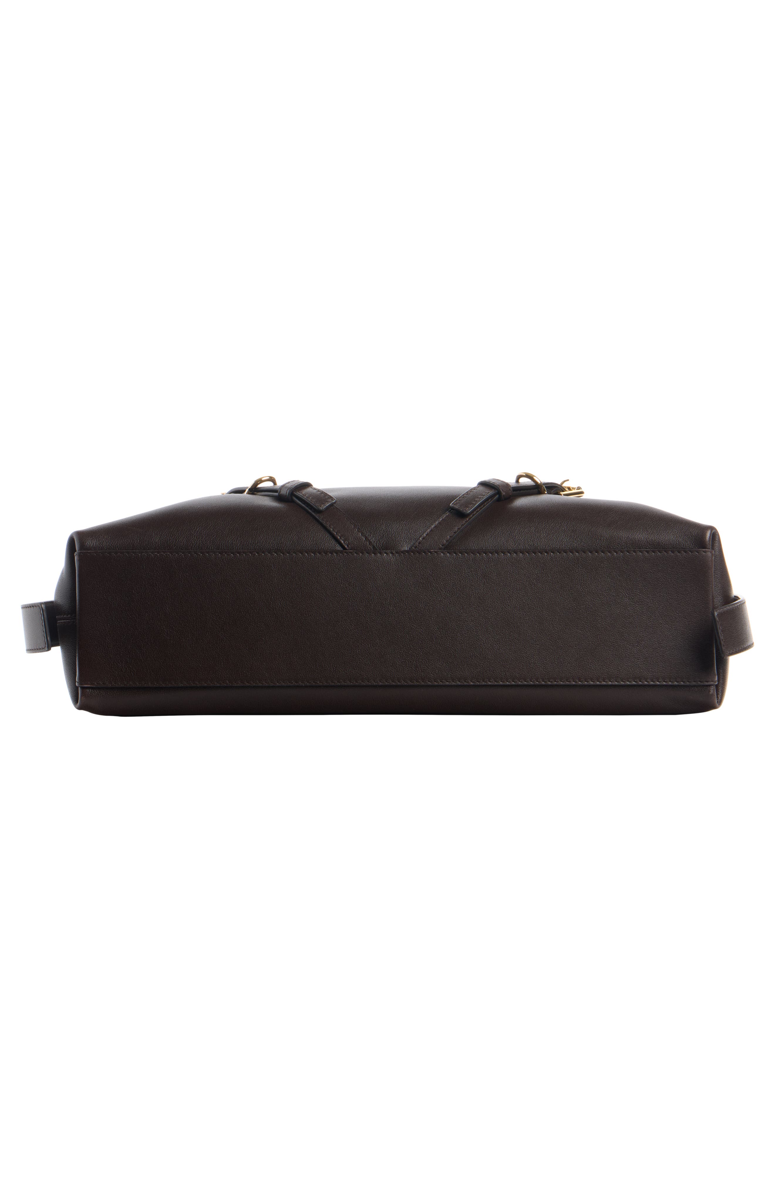 Medium Voyou Leather Shoulder Bag, Alternate, color, CHOCOLATE